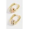 imageSHASHI Womens Cosmo Charm Huggies Gold One SizeGold