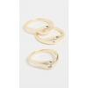 imageSHASHI Womens Delphine Solitaire Ring Set