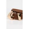imageSHASHI Womens Isosceles Buckle BeltBrown