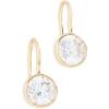 imageSHASHI Womens Bezel Drop EarringsGold
