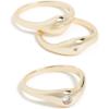 imageSHASHI Womens Delphine Solitaire Ring Set