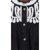 imageSea Womens Agathe Applique Puff Sleeve Mini DressBlack