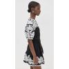 imageSea Womens Agathe Applique Puff Sleeve Mini DressBlack