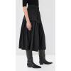imageSea Womens Belen Taffeta Smocked Tiered SkirtBlack
