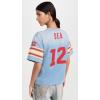 imageSea Womens Finnley Football Graphic TShirtSky