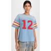 imageSea Womens Finnley Football Graphic TShirtSky