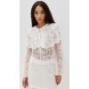 imageSea Womens Marja Embroidery Capelet BlousePearl