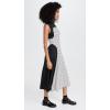 imageSea Womens Panna Printed Spandex Sleeveless DressBlack