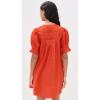imageSea Womens Zora Solid Button Down DressChili