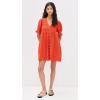 imageSea Womens Zora Solid Button Down DressChili
