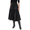 imageSea Womens Belen Taffeta Smocked Tiered SkirtBlack