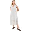 imageSea Womens Marja Embroidery Flutter Sleeve DressPearl
