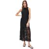 imageSea Womens Marja Embroidery Mesh Combo Tank DressBlack
