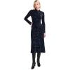 imageSea Womens Alia Stretch Burnout Velvet DressNavy