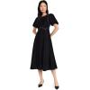 imageSea Womens Caryl Beaded Velvet DressBlack