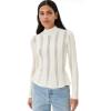 imageSea Womens Devon Knit Peplum TopCream