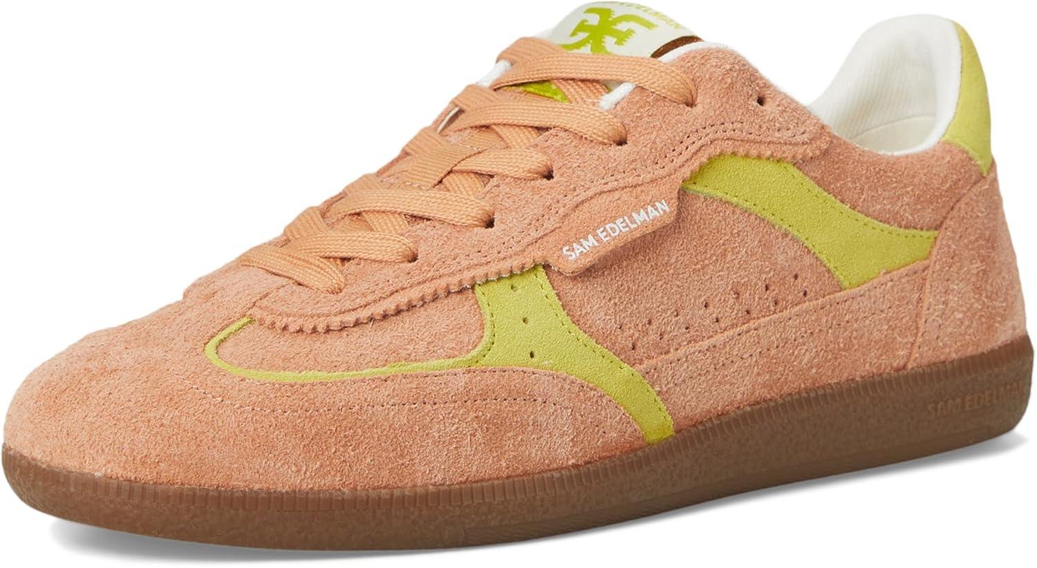 imageSam Edelman Womens Kallen SneakerCanyon CoralCelery Yellow