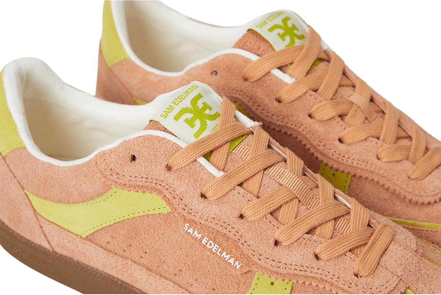 imageSam Edelman Womens Kallen SneakerCanyon CoralCelery Yellow