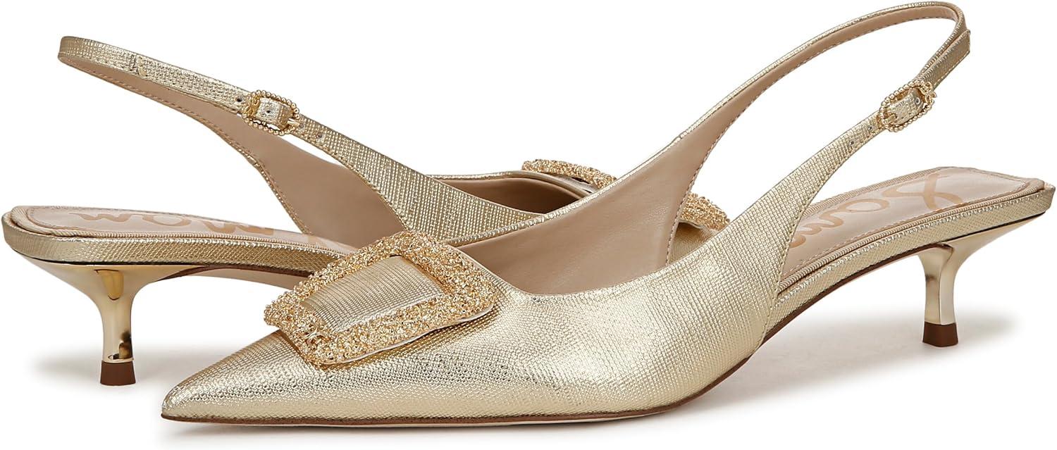 imageSam Edelman Womens Kammie PumpAmber Gold