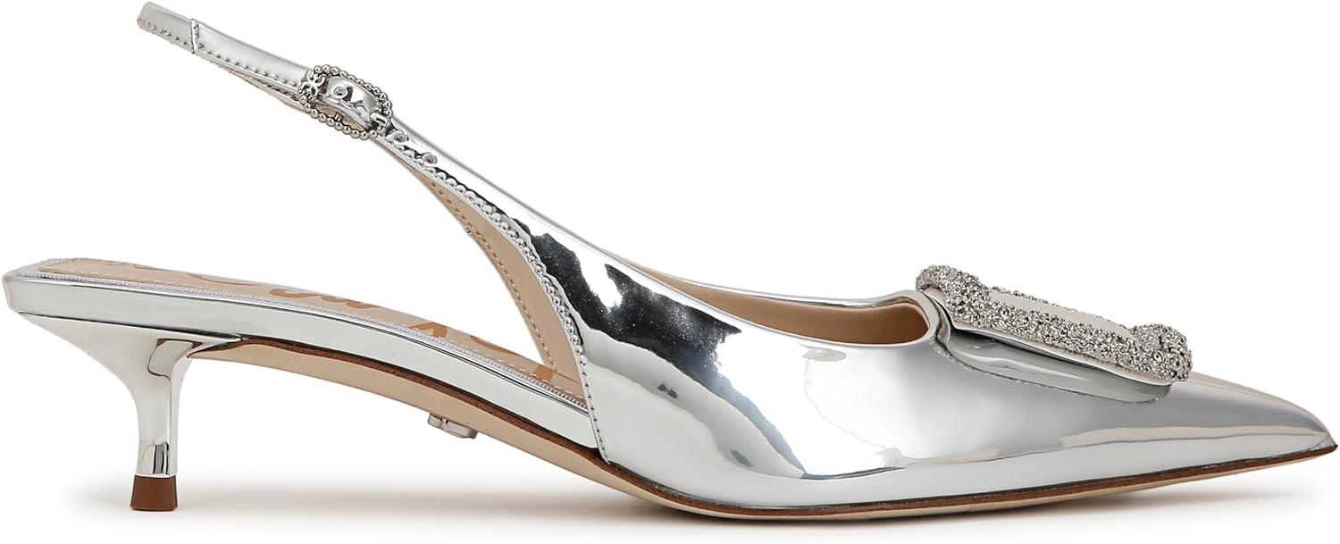 imageSam Edelman Womens Kammie PumpSoft Silver