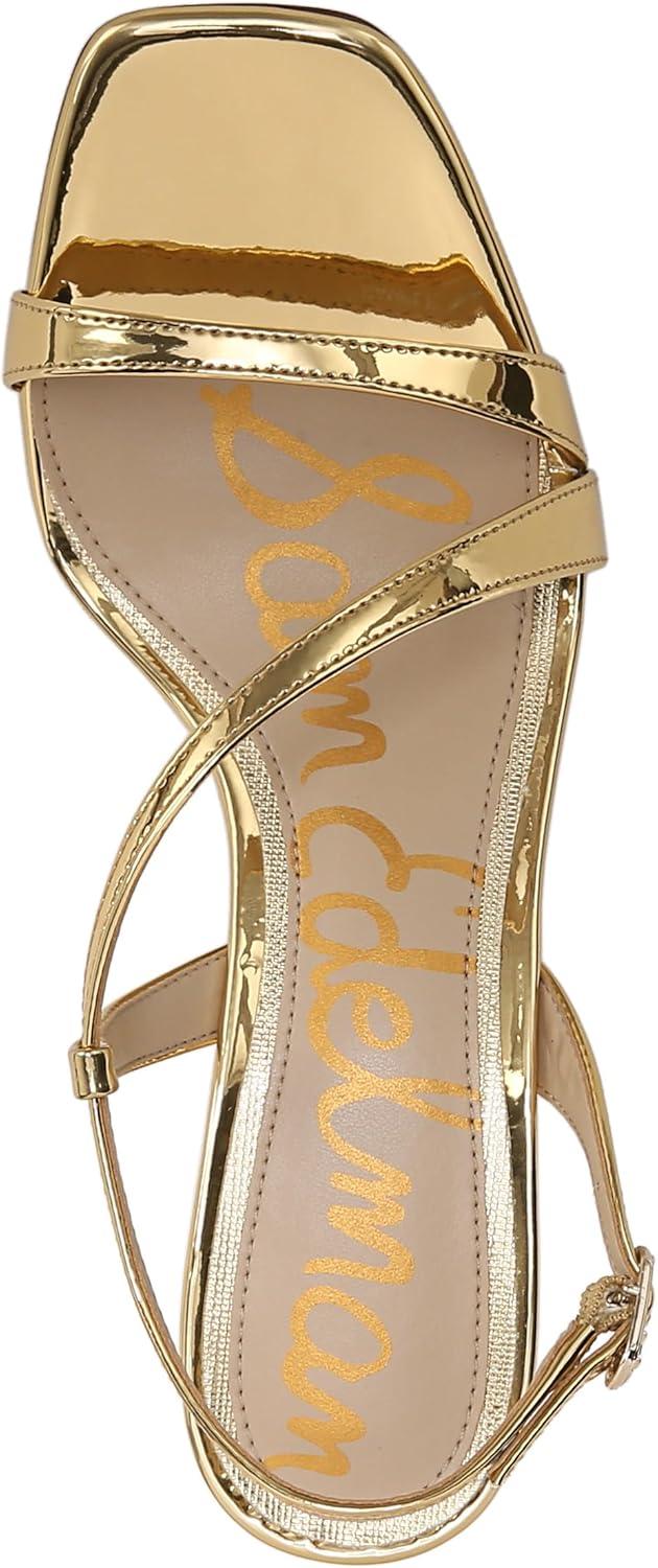 imageSam Edelman Womens Prance Heeled SandalAmber Gold