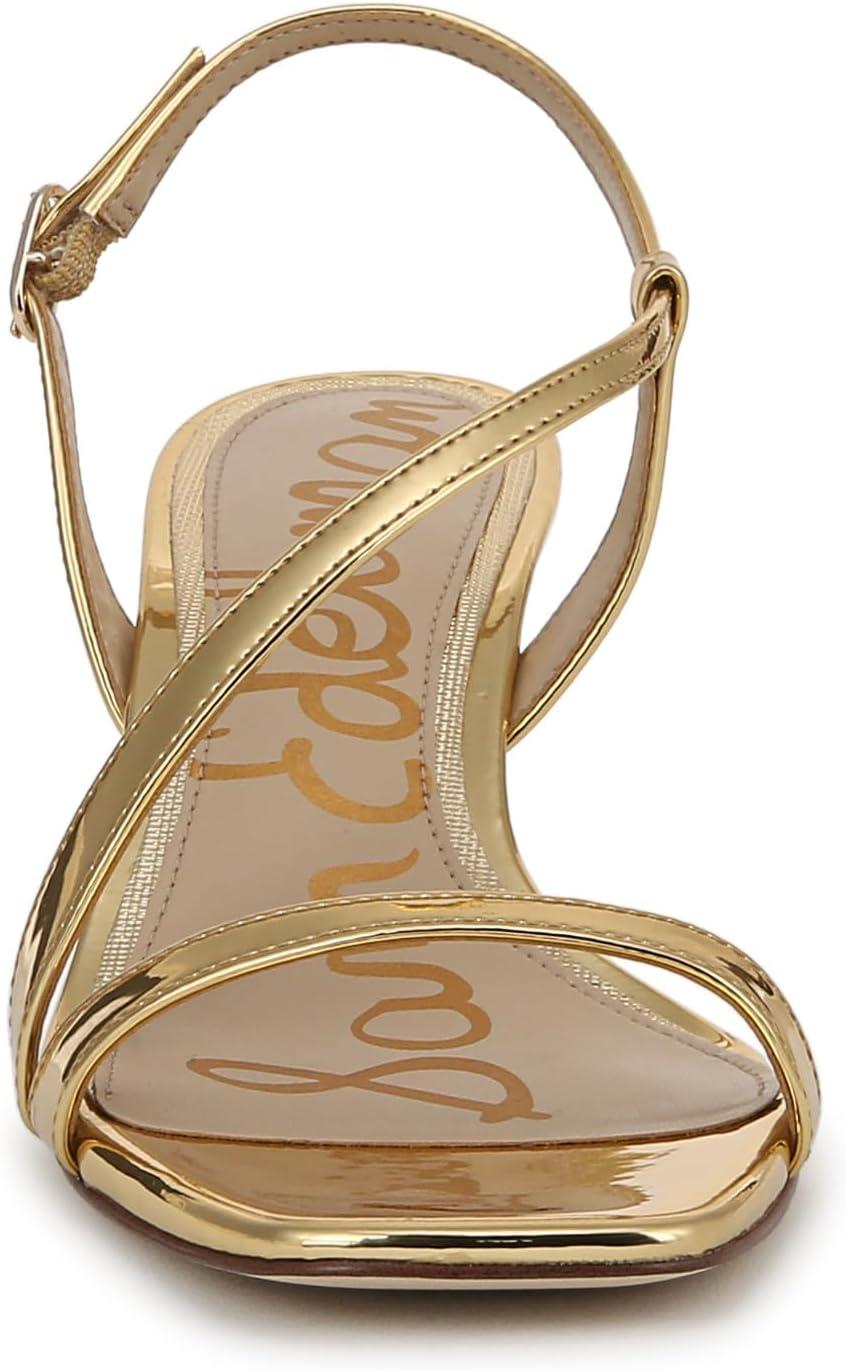 imageSam Edelman Womens Prance Heeled SandalAmber Gold