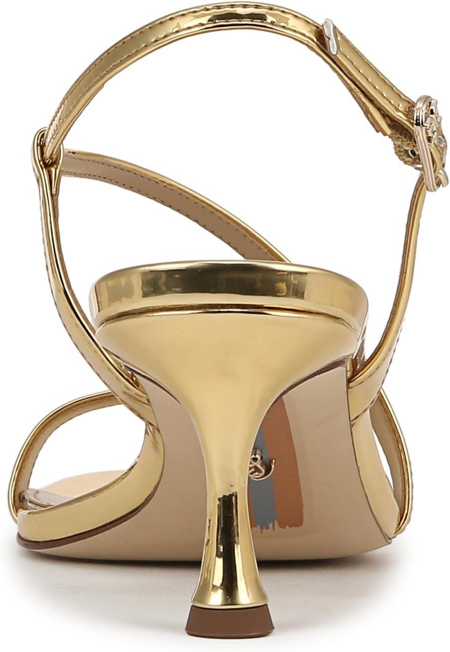 imageSam Edelman Womens Prance Heeled SandalAmber Gold