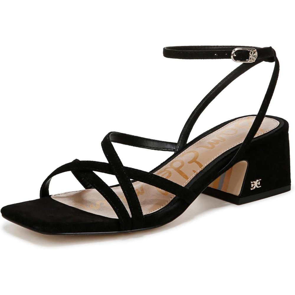 imageSam Edelman Womens Whitley Heeled SandalBlack Suede