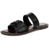 imageSam Edelman Womens Gabi Flat SandalBlack Leather