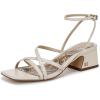 imageSam Edelman Womens Whitley Heeled SandalModern Ivory