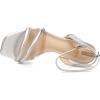 imageSam Edelman Womens Kia Block Heel SandalSoft Silver Smooth Leather