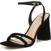 imageSam Edelman Womens Kia Block Heel SandalBlack Suede