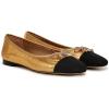 imageSam Edelman Womens Marley Ballet FlatMedallion GoldBlack