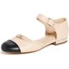 imageSam Edelman Womens Rylie Mary Jane FlatSummer SandBlack