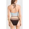 imageRamy Brook Womens Striped May One PieceBeach Brown Stripe