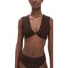 imageRamy Brook Womens Oliwia Bikini TopBeach Brown