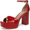 imageSam Edelman Womens Jullian PlatformPassion Red