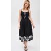 imageRails Womens Baja DressBlack Ivory Palm Trees