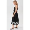 imageRails Womens Baja DressBlack Ivory Palm Trees