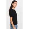 imageRails Womens Cotton Cashmere Short Sleeve Crew TeeBlack
