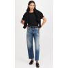 imageRails Womens Cotton Cashmere Short Sleeve Crew TeeBlack