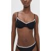 imageRamy Brook Womens Emmeline Bikini TopBlack WWhite Crochet