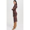 imageRamy Brook Womens Lydia DressSaddle Chevron