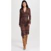 imageRamy Brook Womens Lydia DressSaddle Chevron