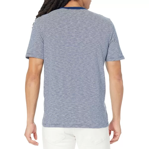 Theory Mens Essential Tee CosmosEstate BlueWhite