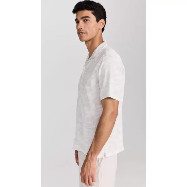 Theory Mens Irving Printed Linen ShirtSand Multi