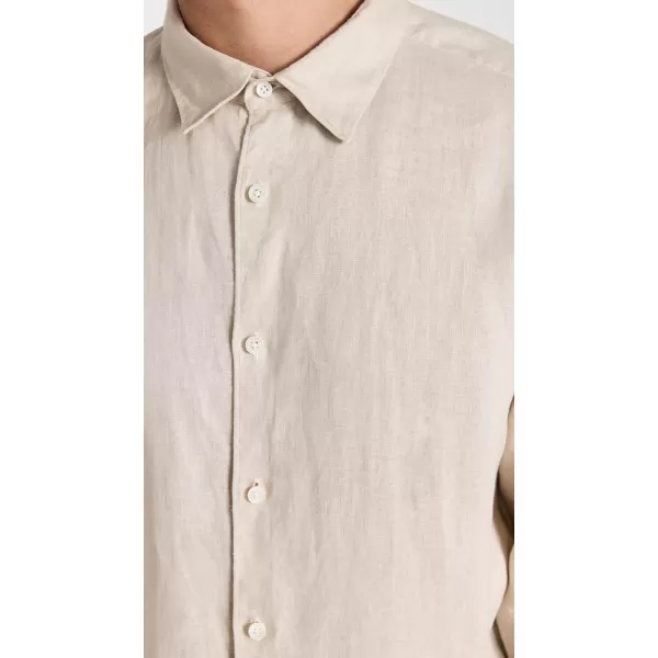 Theory Mens Irving Relaxed Linen ShirtSand