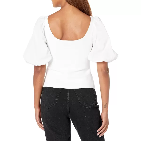 Theory Womens Ss Scoop Topglosse1White