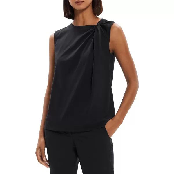 Theory Womens Twisted TankBlack