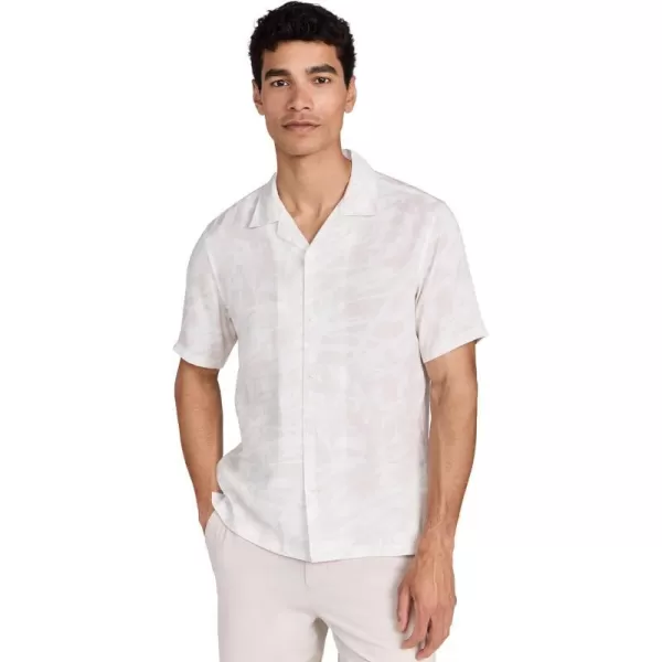 Theory Mens Irving Printed Linen ShirtSand Multi